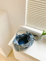 Load image into Gallery viewer, Denim Shoulder Bag
