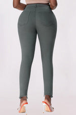 Load image into Gallery viewer, Hem Skinny Jeans
