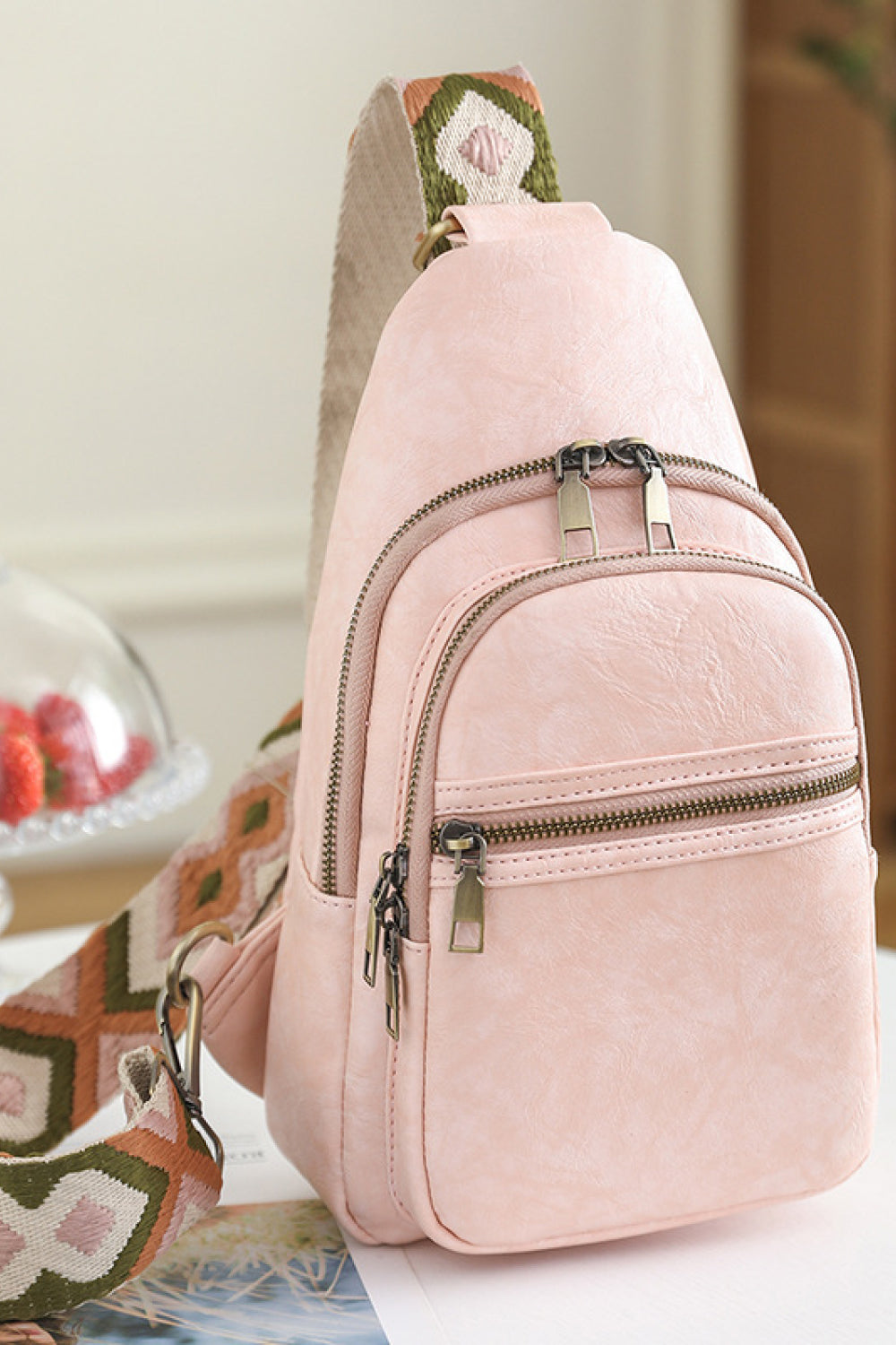 Leather Shoulder Sling Bag