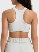 Load image into Gallery viewer, Wide Strap Cropped Sport Tank
