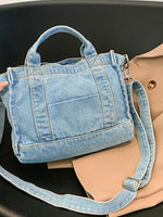 Load image into Gallery viewer, Denim Shoulder Bag
