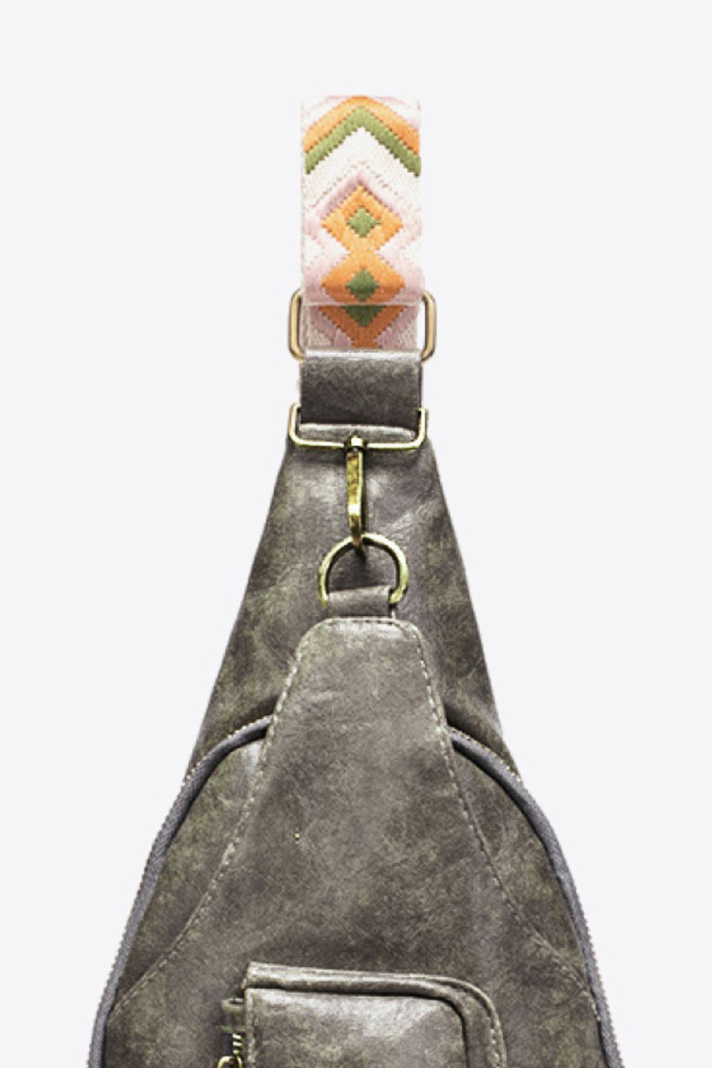 Faux Leather Crossbody Sling Bag – Sleek, Lightweight & Versatile