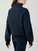 Load image into Gallery viewer, Half Zip Pocketed Active Sweatshirt
