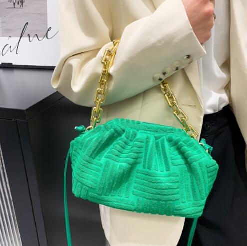 Towel Embossed-Style Clutch Bag