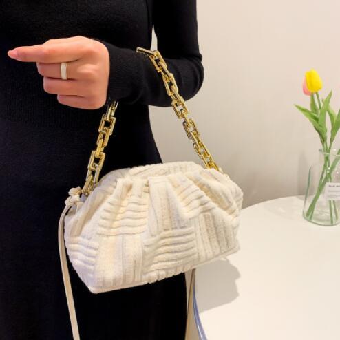 Towel Embossed-Style Clutch Bag