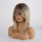 Load image into Gallery viewer, Synthetic blonde highlight wigs
