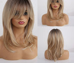 Load image into Gallery viewer, Synthetic blonde highlight wigs
