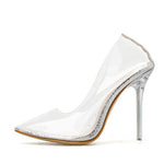 Load image into Gallery viewer, Clear Transparent Pumps
