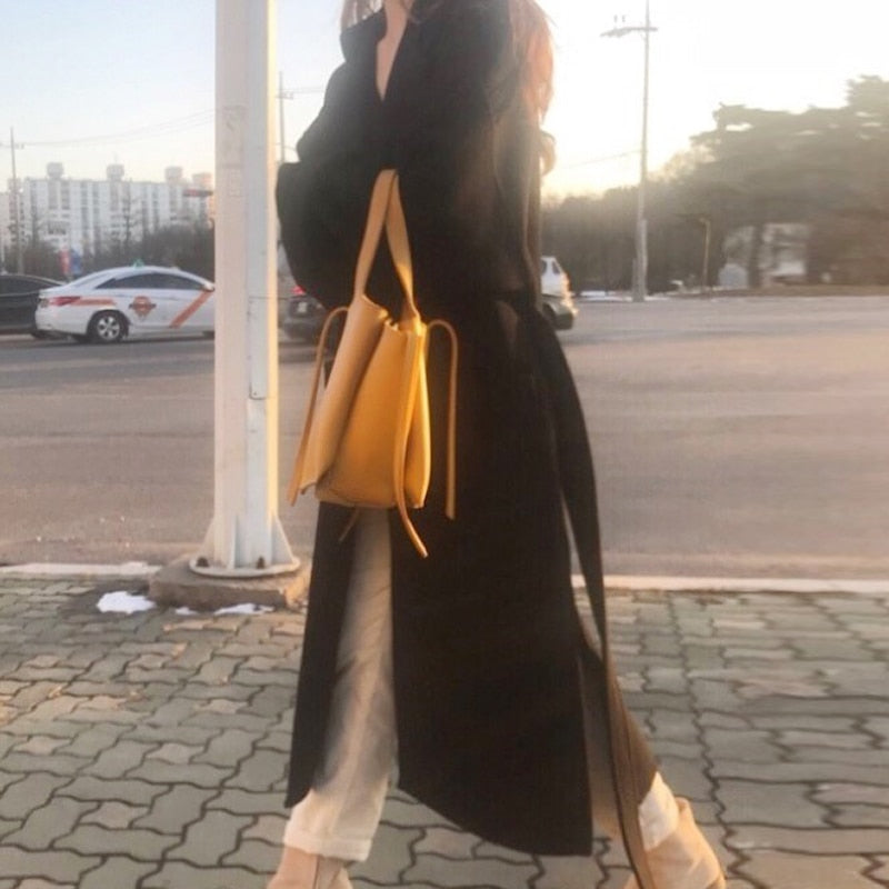 Belted Wool Coat
