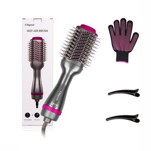 Volumizing Hair Straightener/Curler Brush
