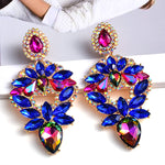 Load image into Gallery viewer, Multicolor Crystal Earrings
