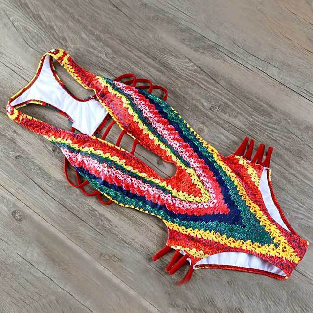 Crochet One-Piece Swimsuit | Boho Beach Swimwear for Women