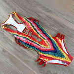 Load image into Gallery viewer, One-Piece Crochet Swimsuit
