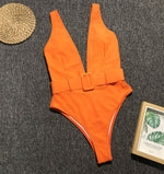 Load image into Gallery viewer, One-Piece Bandage Swimsuit – Flattering Chic Swimwear
