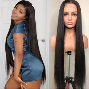 Pre-plucked Straight Lace Front Wig