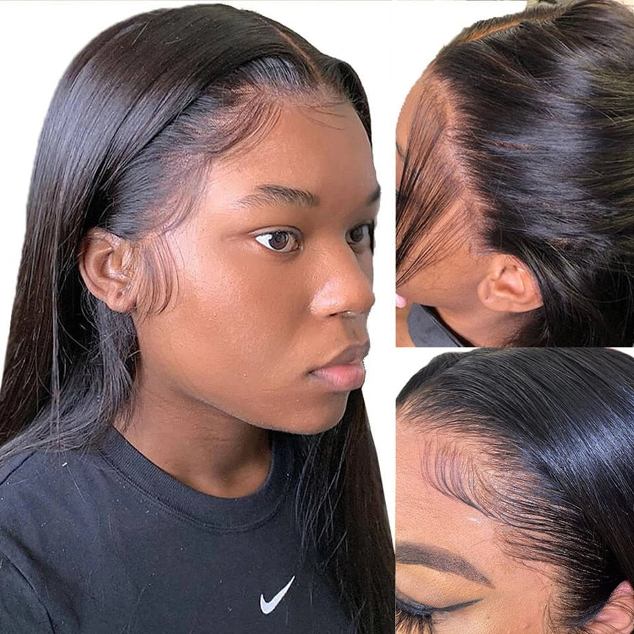 Pre-plucked Straight Lace Front Wig