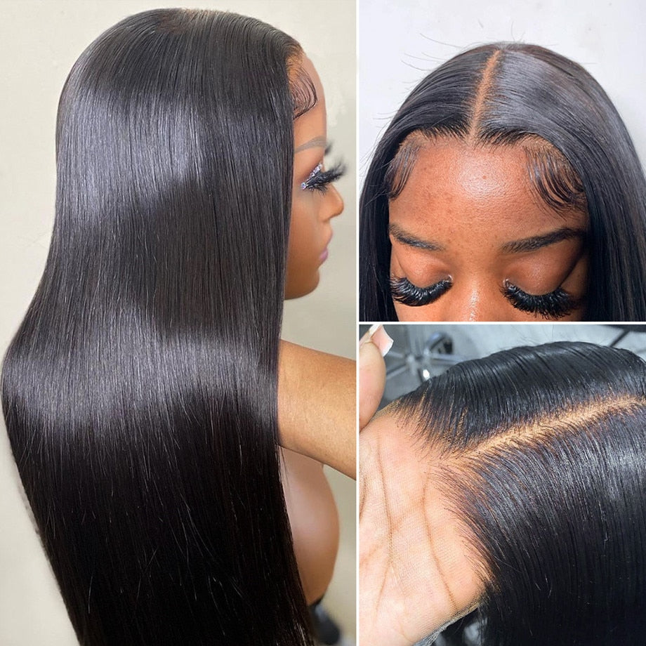 Pre-plucked Straight Lace Front Wig