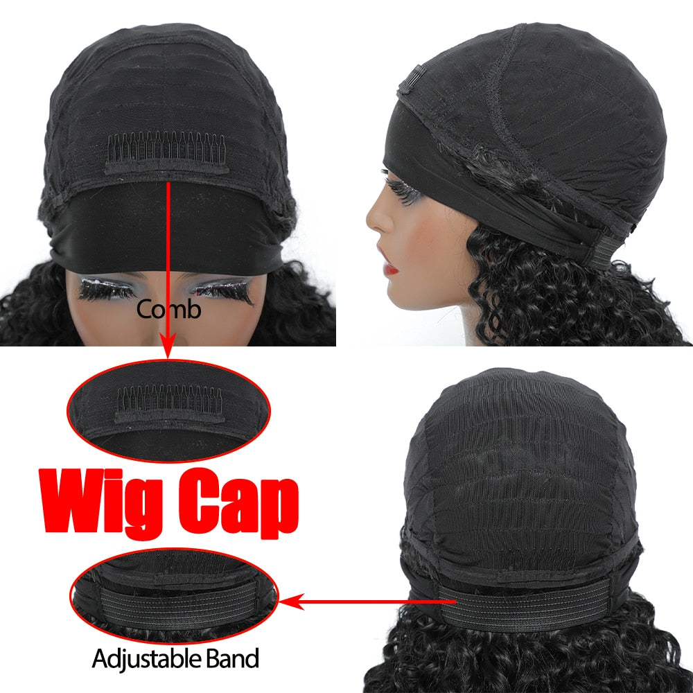 Curly Headband Wig