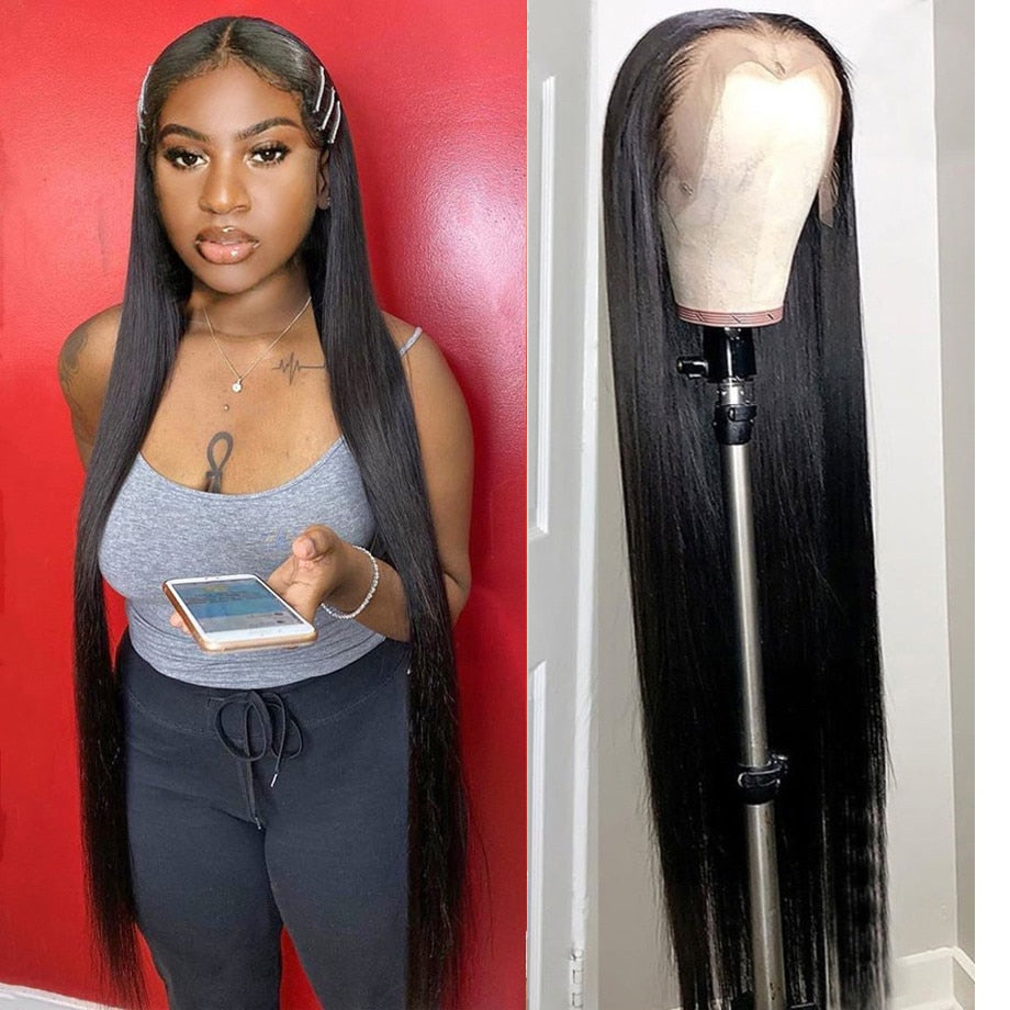 Pre-plucked Straight Lace Front Wig