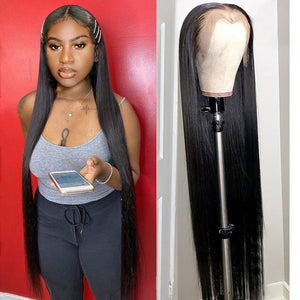 Pre-plucked Straight Lace Front Wig