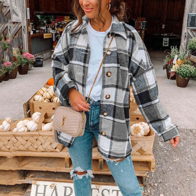 The Cozy Check Plaid Jacket