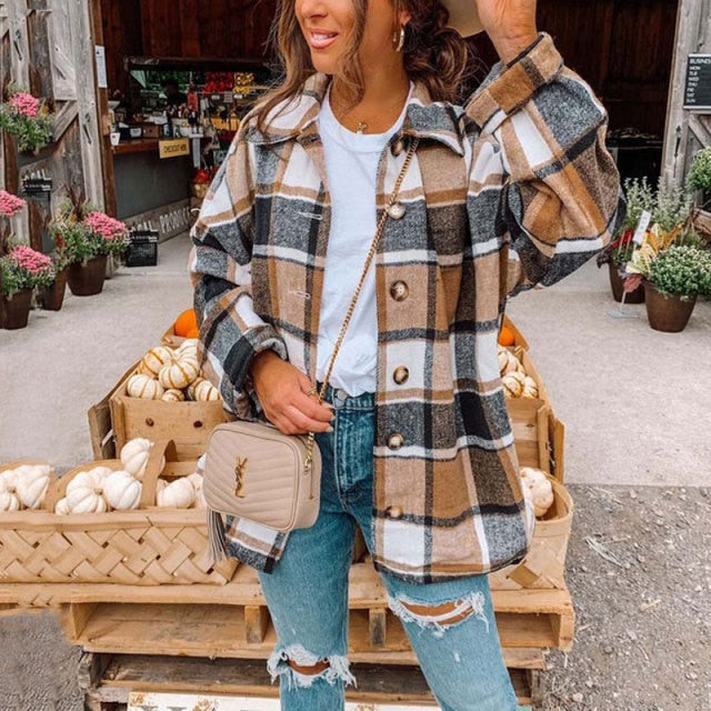 The Cozy Check Plaid Jacket