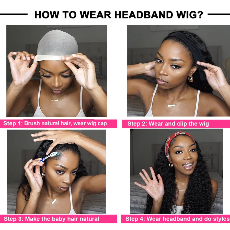 Body Wave Headband Wig