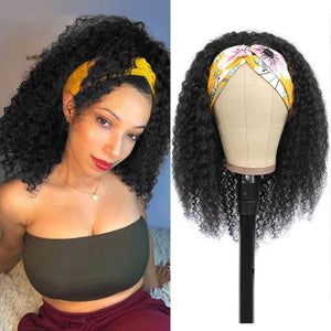 Curly Headband Wig