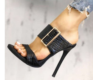 Gladiator Open-Toe Heels