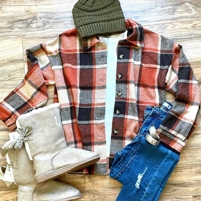 The Cozy Check Plaid Jacket