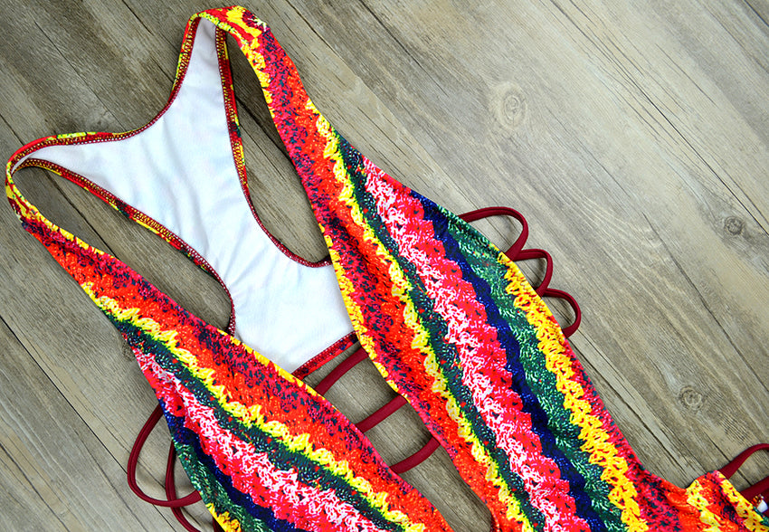 Crochet One-Piece Swimsuit | Boho Beach Swimwear for Women