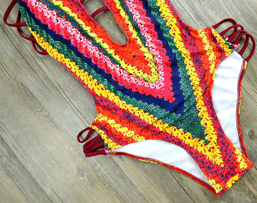 Crochet One-Piece Swimsuit | Boho Beach Swimwear for Women