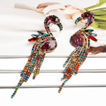 Load image into Gallery viewer, Flamingo Luxury Earrings
