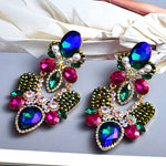 Load image into Gallery viewer, Multicolor Statement Earrings
