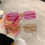 Load image into Gallery viewer, Luxury Rimless Glasses – Rectangle, Unisex
