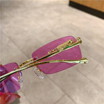 Load image into Gallery viewer, Luxury Rimless Glasses – Rectangle, Unisex
