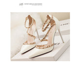 Load image into Gallery viewer, Gladiator Ankle Strap Pumps
