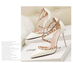Load image into Gallery viewer, Gladiator Ankle Strap Pumps
