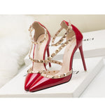 Load image into Gallery viewer, Gladiator Ankle Strap Pumps
