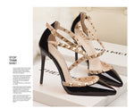 Load image into Gallery viewer, Gladiator Ankle Strap Pumps
