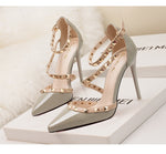 Load image into Gallery viewer, Gladiator Ankle Strap Pumps
