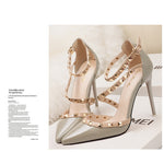 Load image into Gallery viewer, Gladiator Ankle Strap Pumps
