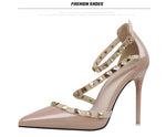 Load image into Gallery viewer, Gladiator Ankle Strap Pumps
