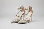Load image into Gallery viewer, Gladiator Ankle Strap Pumps

