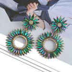 Load image into Gallery viewer, Crystal Statement Earrings
