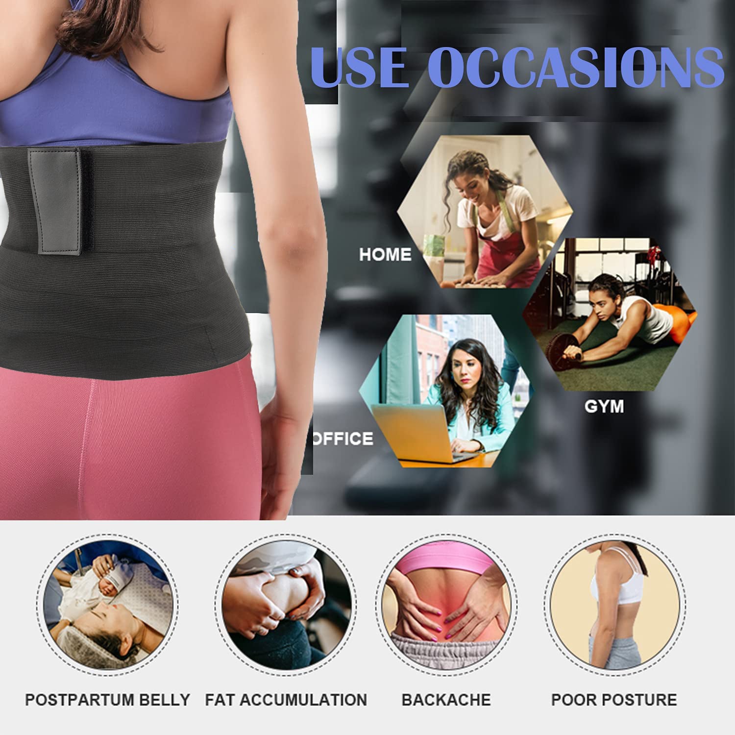 Waist Trainer Bandage Wrap