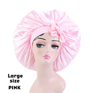 Large Silk Satin Bonnet