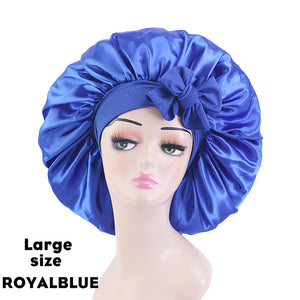 Large Silk Satin Bonnet