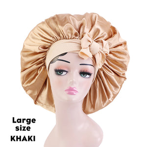 Large Silk Satin Bonnet