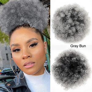 Drawstring Afro Puff Ponytail